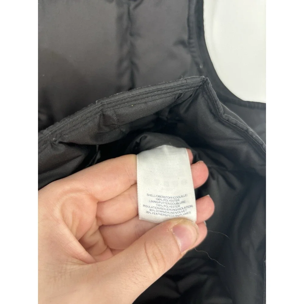 Lands‎ End Puffer Down Vest Full Zip Up Sleeveless Jacket Womens Size Small